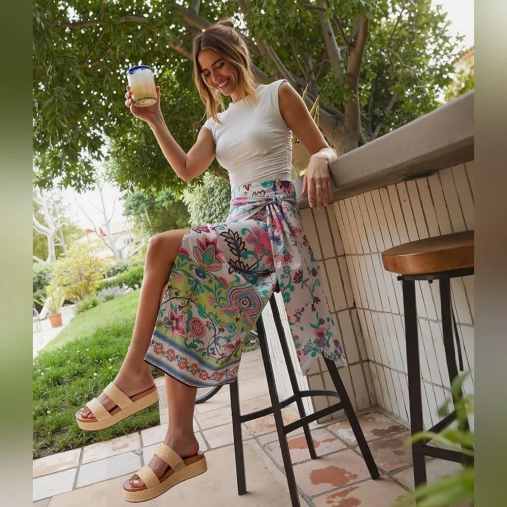 NIB Women's Platform Wedge Sandals